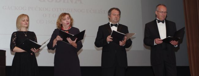 Svečano obilježena 55. godišnjica Gackog pučkog otvorenog učilišta Otočac