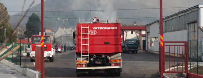 POŽAR U POGONU BIVŠE COSMOCHEMIJE