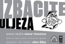 Sutra kampanja „Manje oružja, manje tragedija“