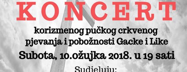 Koncert u sklopu 27. svečanosti Pasionske baštine