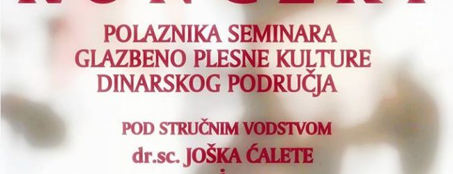 Koncert polaznika seminara glazbeno plesne kulture