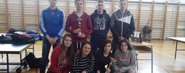 Učenice SŠ Otočac prve u stolnom tenisu