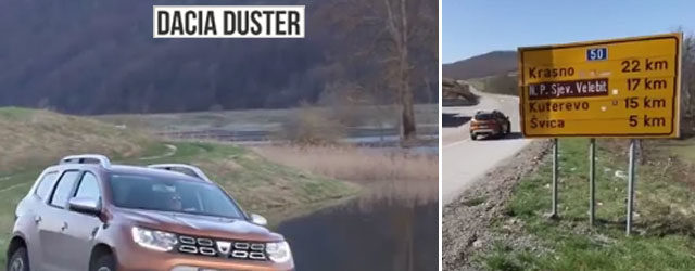 Juraj Šebalj testirao novog Dustera putevima Zavižana i Gacke doline