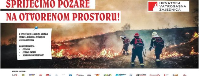 Na snazi zabrana paljenja vatre na otvorenom