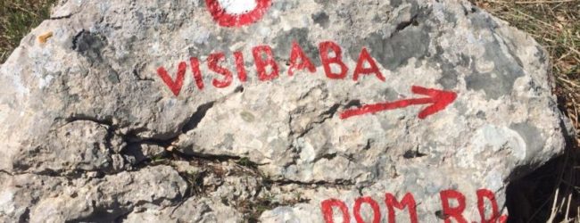 PD Gromovača obnavlja markacije na putu do vrha Visibaba