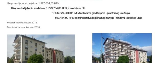 Gacka d.o.o. kroz fondove osigurala više od 1,7 mil. kuna za energetsku obnovu zgrade