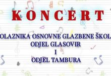 Završni koncert polaznika glazbene škole