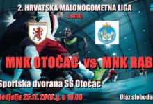 U nedjelju utakmica MNK Otočac – MNK Rab
