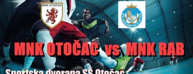U nedjelju utakmica MNK Otočac – MNK Rab