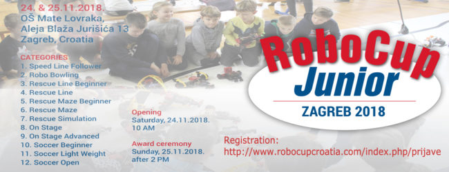 Otočki robotičari ovaj vikend na natjecanju Robocup Junior 2018.