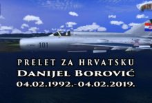 U Korenici obilježavanje 27. obljetnice preleta Danijela Borovića