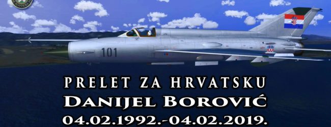 U Korenici obilježavanje 27. obljetnice preleta Danijela Borovića