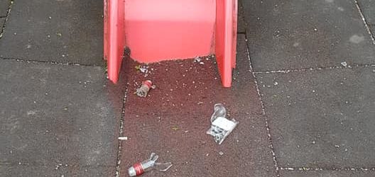 Otočki park na meti vandala