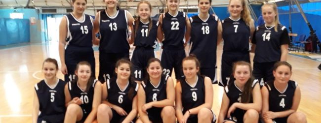 Predstavnice ŽKK Otočac u košarkaškom kampu Košarkaškog saveza PGŽ