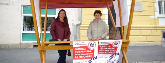 U tijeku prikupljanje potpisa za referendum “67 je previše”