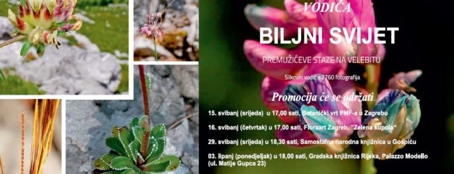 Predstavljanje vodiča „Biljni svijet Premužićeve staze na Velebitu“