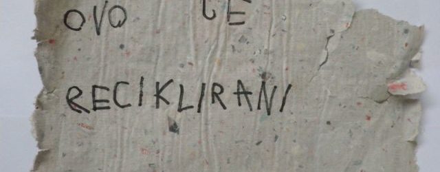 Naučimo pametno gospodariti otpadom  – *Papir odvoji da stablo postoji*