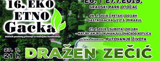 Pozivamo Vas na 16. Eko-etno Gacka manifestaciju u Otočcu