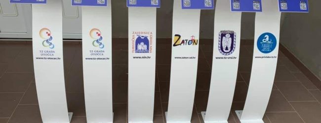 Novi promotivni stupići TZG Otočca