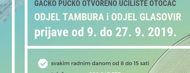 Započeli upisi u glazbenu školu