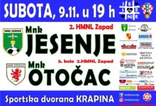 MNK Otočac – MNK Jesenje | 09. studenog u sportskoj dvorani Krapina