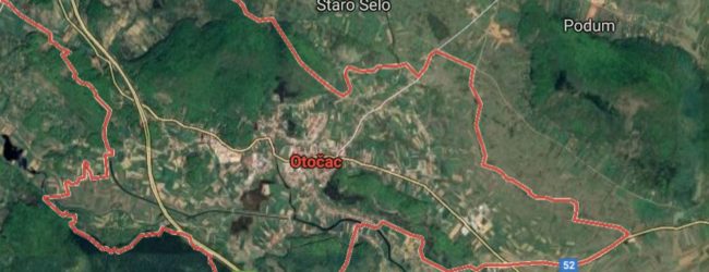 Slab potres kod Otočca