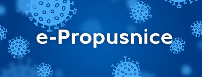 Od danas e-propusnica