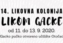 Četrnaesta likovna kolonija LIKOM GACKE  od 11. – 13. rujna