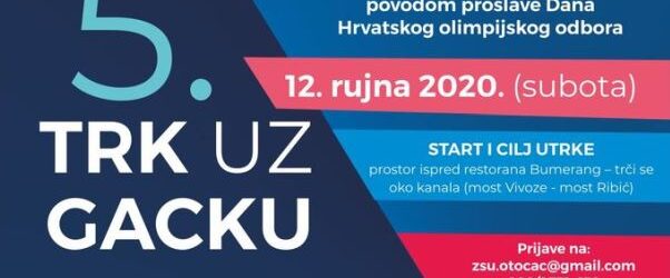 Tradicionalni 5. “Trk uz Gacku” – 12. rujna