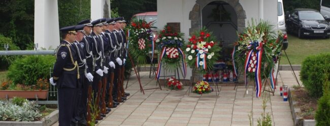 Obilježavanje 32. godišnjice pogibije četvorice hrvatskih policajaca na Žutoj Lokvi