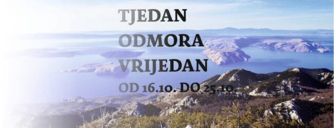 Akcija “TJEDAN ODMORA VRIJEDAN” u NP Sjeverni Velebit