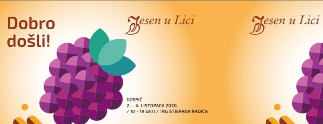 Jesen u Lici – program događanja prvog dana