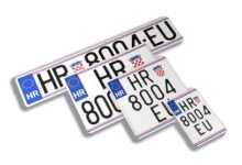 Vozio s nepripadajućim registarskim pločicama