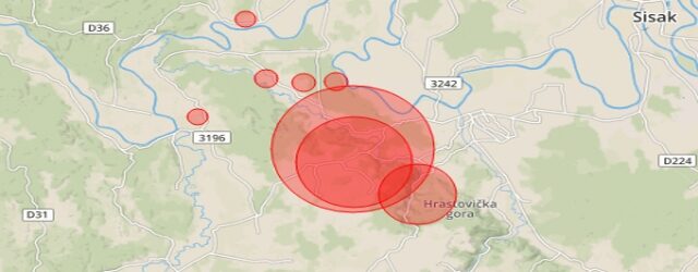 Dva jača potresa kod Petrinje, osjetio se je u cijeloj središnjoj Hrvatskoj