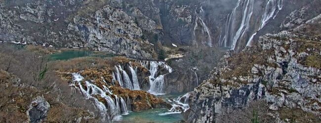 Veliki slap uživo putem video streama