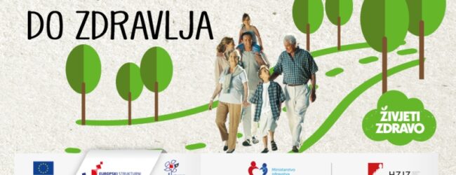 Od ovog proljeća u svim županijama Republike Hrvatske hodamo zajedno do zdravlja
