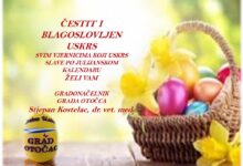 Čestitka gradonačelnika Kostelca vjernicima koji Uskrs slave po Julijanskom kalendaru
