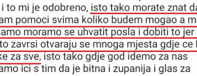 HDZ-ov kandidat za gradonačelnika Otočca nije ni predao kandidaturu a već obećava uhljebljivanje?