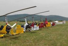 Žirokopteri na otočkom aerodromu