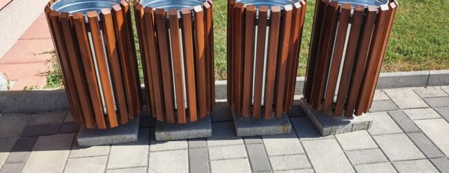 Koševi za otpad za paragliding uzletišta Gašparac i Godača