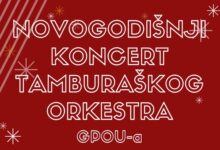 Novogodišnji koncert Tamburaškog orkestra Gackog pučkog otvorenog učilišta