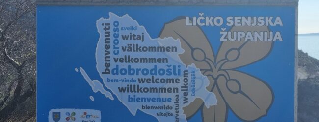 Nove pozdravne table na ulazima u Ličko-senjsku županiju