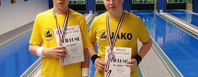 Sjajan nastup kadeta Velebita na kuglačkom prvenstvu parova RH
