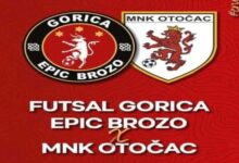 U nedjelju MNK Otočac igra u gostima protiv Gorice
