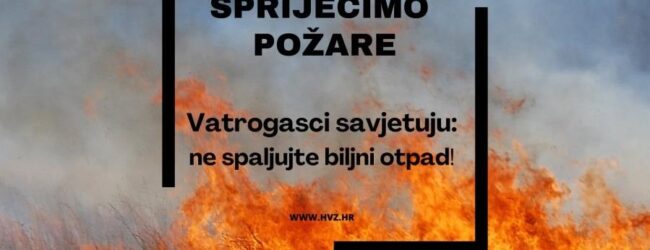 Zabrana paljenja vatre na otvorenom prostoru