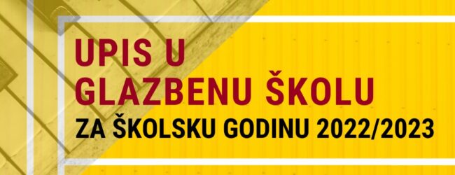 Upisi u osnovnu glazbenu školu počinju od 16. kolovoza