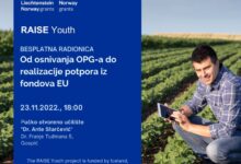 Besplatna radionica “Od osnivanja OPG-a do realizacije potpora iz fondova EU”