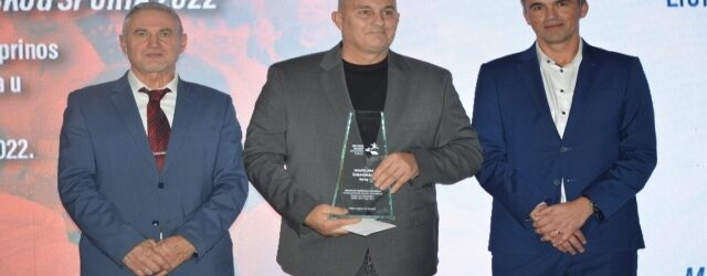 Miloradu Mandariću priznanje Hrvatskog školskog sportskog saveza za uspjeh u području školskog sporta