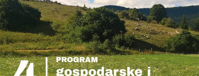 Po prvi put pokrenut Program gospodarske i društvene revitalizacije Like