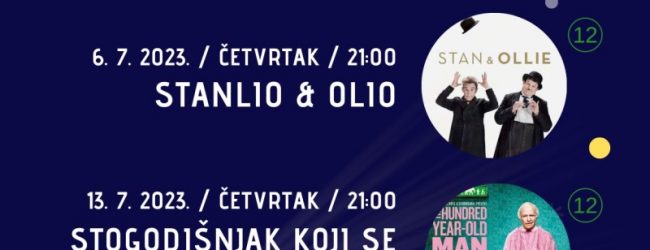 Ljetno kino nastavlja se i ove godine